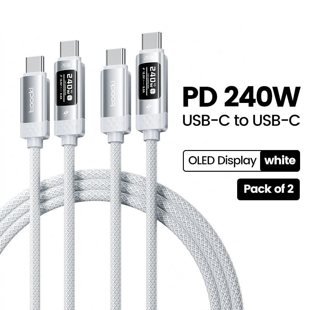 Toocki X111 240W USB-C to USB-C Fast Charging Cable