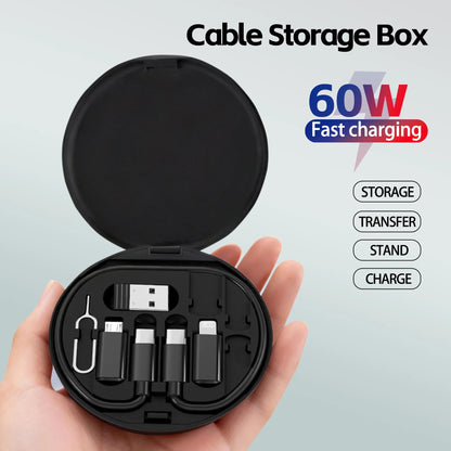 60W Multi-USB Charging Adapter Travel Kit