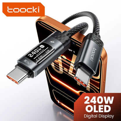 Toocki X111 240W USB-C to USB-C Fast Charging Cable