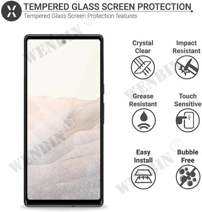 -Pack Tempered Glass Screen Protector for Google Pixel