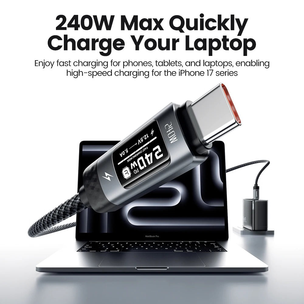 Toocki X111 240W USB-C to USB-C Fast Charging Cable