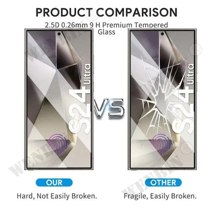 3-Pack Tempered Glass Screen Protector for Samsung Galaxy