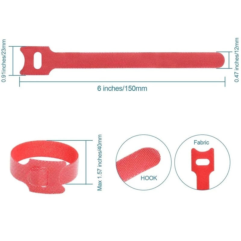 Reusable Cable Organizer Winder Ties
