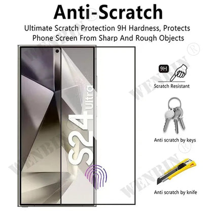 3-Pack Tempered Glass Screen Protector for Samsung Galaxy