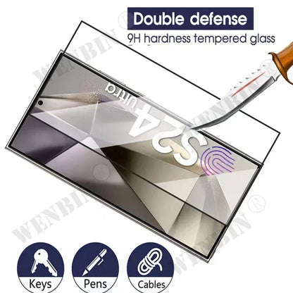 3-Pack Tempered Glass Screen Protector for Samsung Galaxy