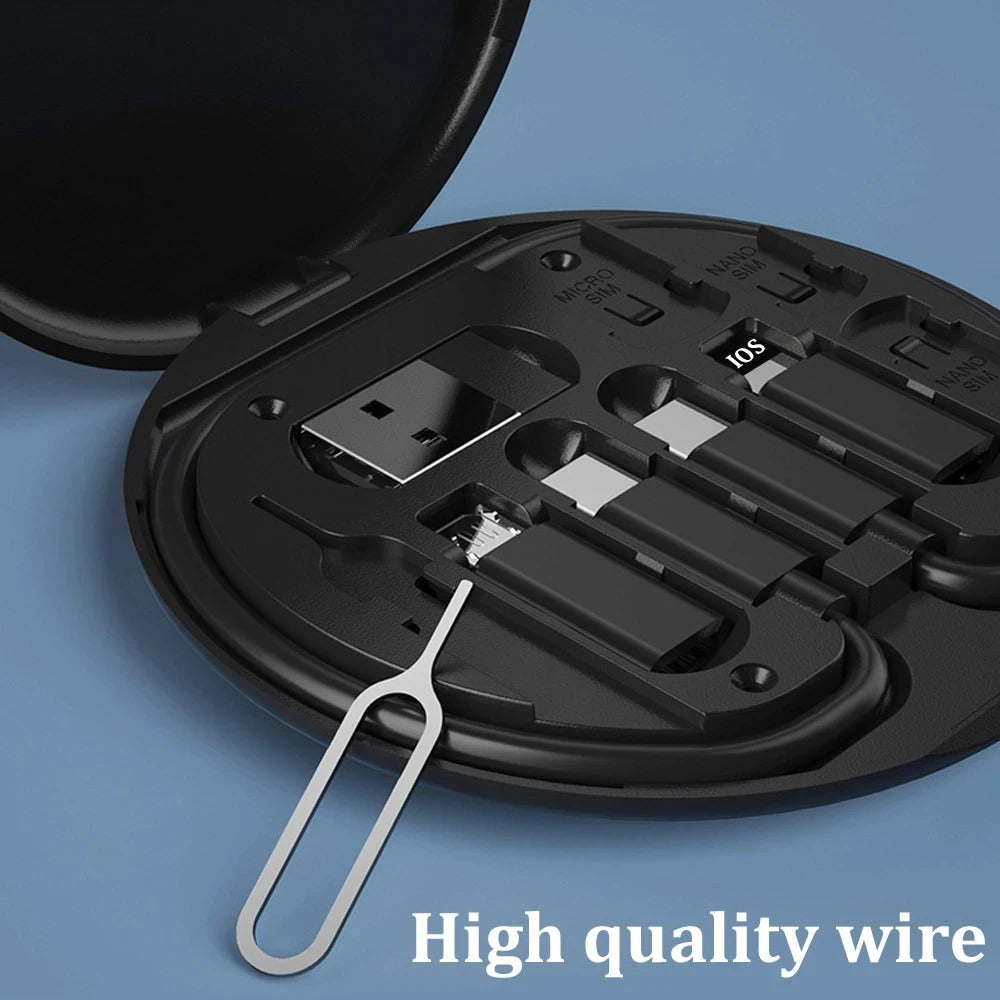 60W Multi-USB Charging Adapter Travel Kit