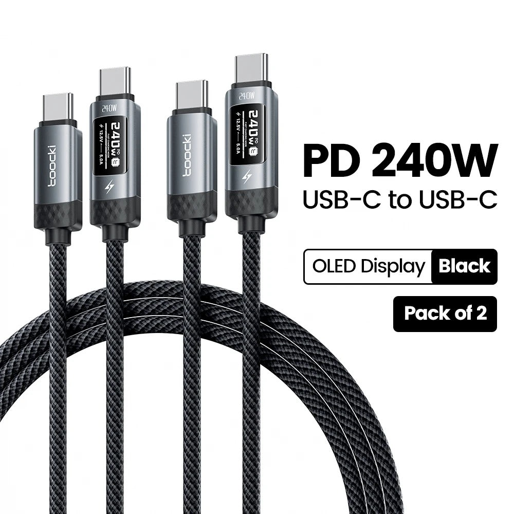 Toocki X111 240W USB-C to USB-C Fast Charging Cable